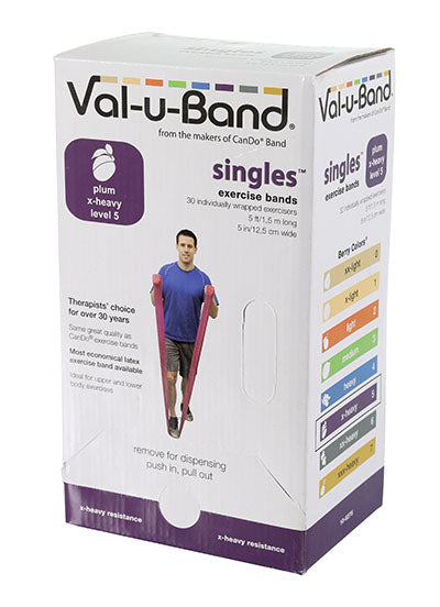 Val-u-Band Low Powder Exercise Band Rolls