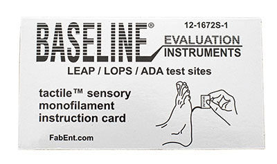 Baseline Tactile Monofilament - ADA/LEAP/LOPS - Disposable w/sleeve - 5.07 - 10 gram - 1 ea.