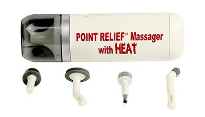 Point-Relief Mini-Massager with Heat and Accessories