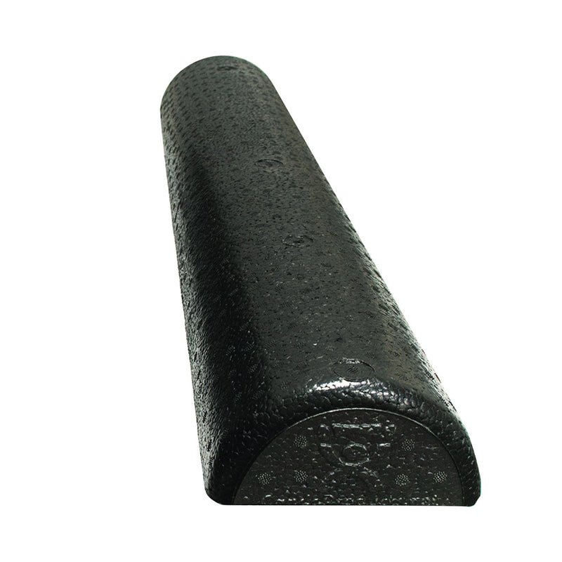 CanDo Foam Roller - Black Composite - Extra Firm