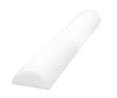 CanDo Foam Roller - White PE Foam